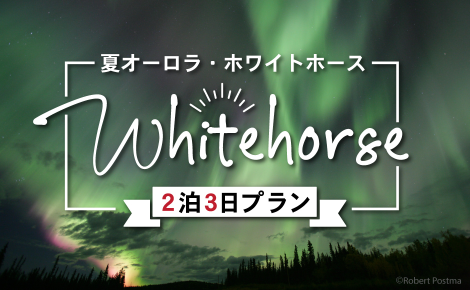   夏オーロラ ホワイトホース2泊3日 (8月~10月) ダイナミックな風景に輝くオーロラ！【オーロラ観賞、ホテル、送迎付き】 この時期は防寒具不要！（※2名1室料金）